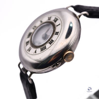 Vintage - Military Trench Style - Half Hunter - Wristwatch - Marked A.G.R. - Vintage Watch Specialist