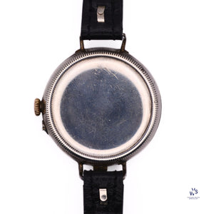 Vintage - Military Trench Style - Half Hunter - Wristwatch - Marked A.G.R. - Vintage Watch Specialist