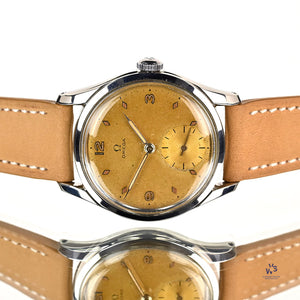 Vintage Omega Dress Watch - Tropical Dial - Model Ref: 2639-4 - c.1950 - Vintage Watch Specialist