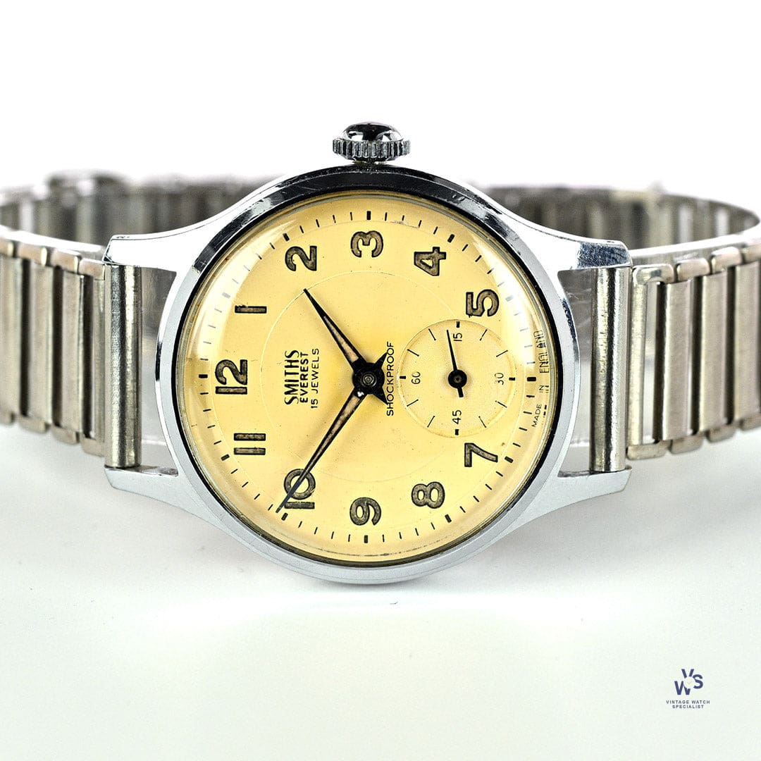 SMITHS 手巻き 50s antique vintage watch Smiths De Luxe Ref. A501