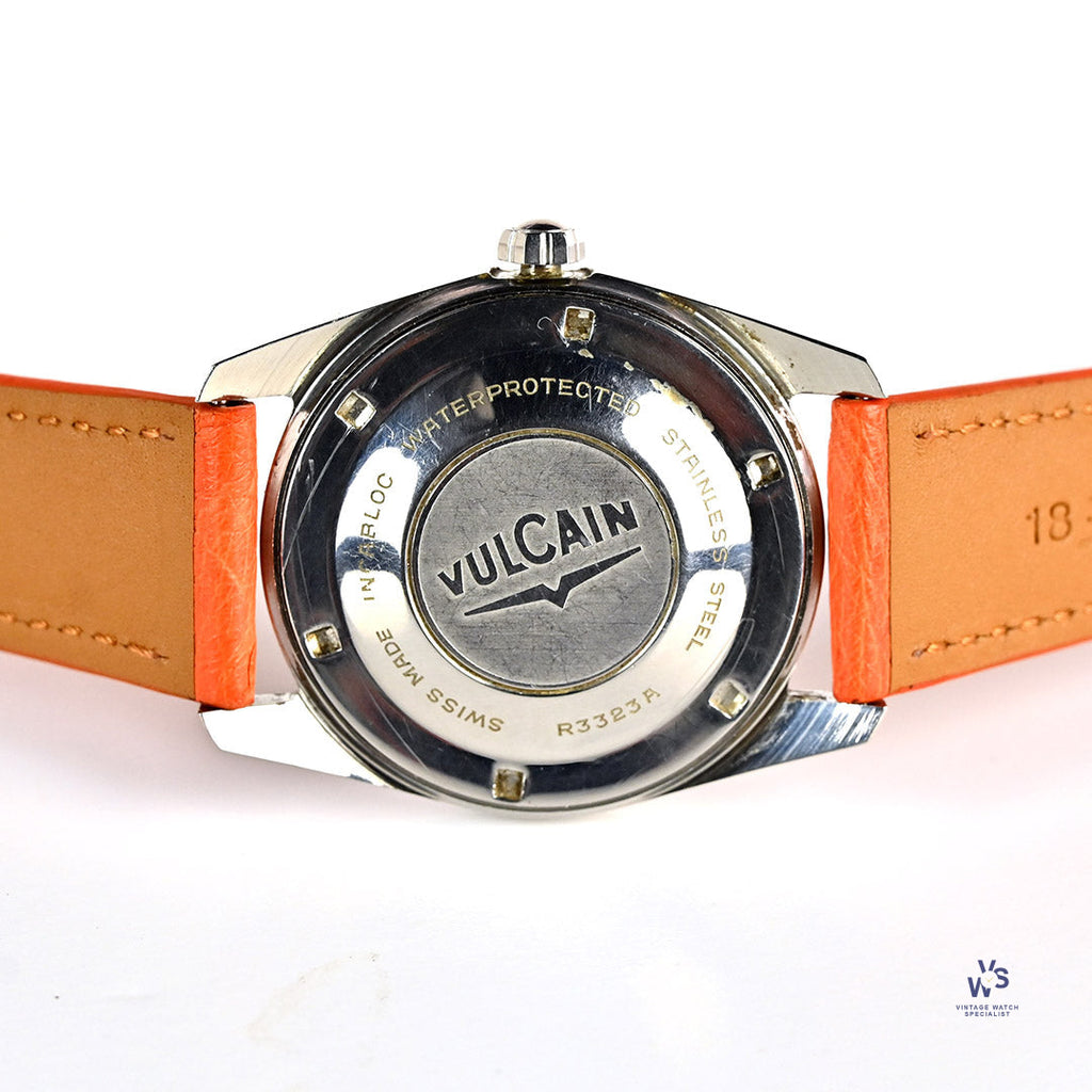 Vulcain - Automatic - Textured Dial - S/S - Model Ref: R3323A - Cal: ETA 2451 - c.1965 - Vintage Watch Specialist