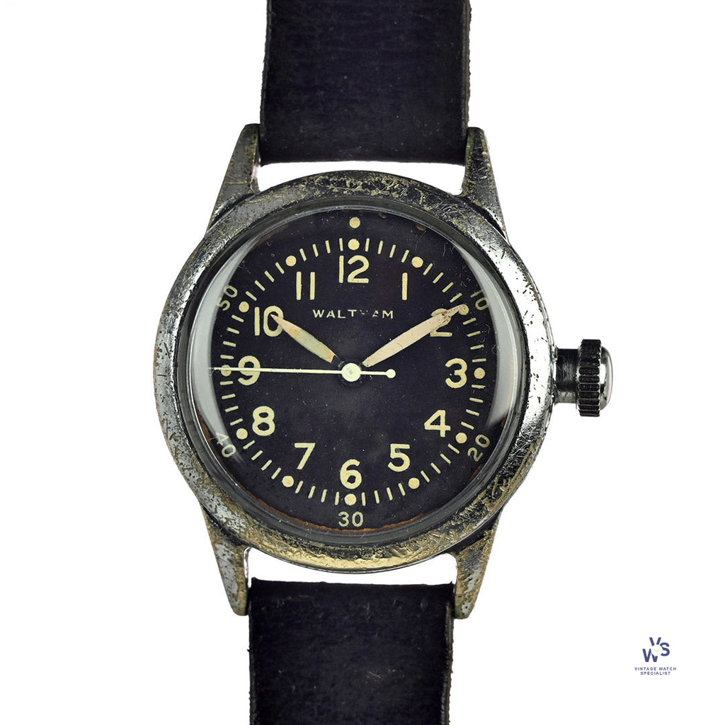 Waltham - 6BB/234 - Military - WW2 British RAF - Navigators Wristwatch - c.1942 - Vintage Watch Specialist