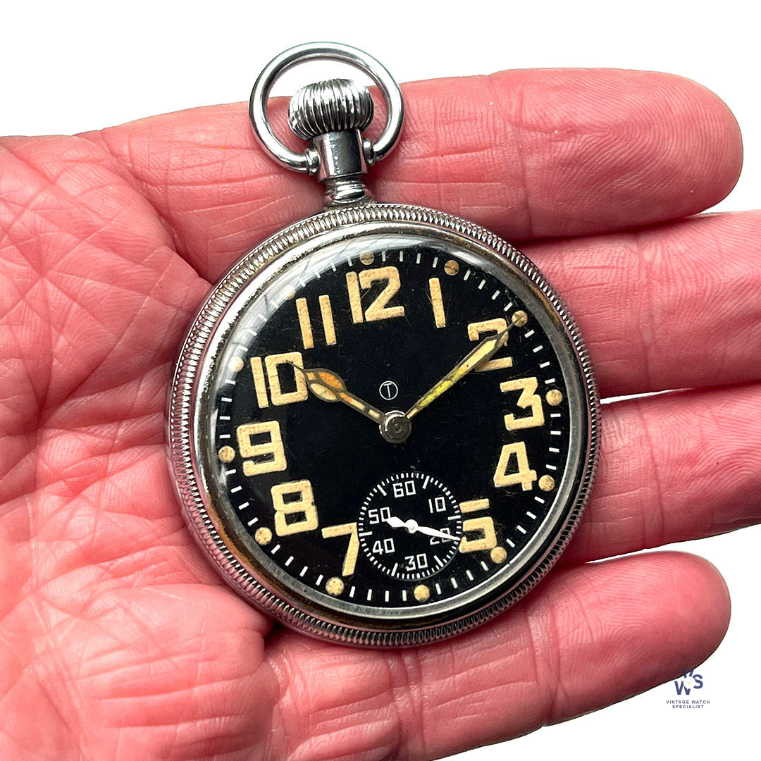 Waltham British Military issued Pocket Watch - Military - Marked