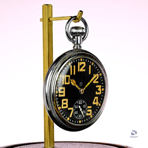 Waltham British Military issued Pocket Watch Vintage Watch Specialist