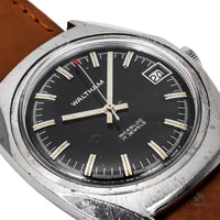 Waltham Calendar Manual -Stainless Steel Case - c.1970 - Vintage Watch Specialist