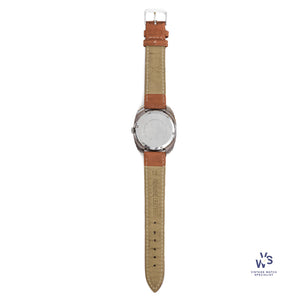 Waltham Calendar Manual -Stainless Steel Case - c.1970 - Vintage Watch Specialist