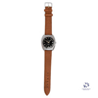 Waltham Calendar Manual -Stainless Steel Case - c.1970 - Vintage Watch Specialist
