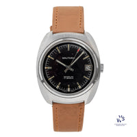 Waltham Calendar Manual -Stainless Steel Case - c.1970 - Vintage Watch Specialist