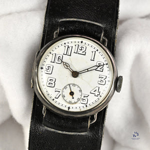 WW1 Silver Trench Watch - Original Condition - c.1917 - Vintage Watch Specialist