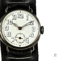 WW1 Silver Trench Watch - Original Condition - c.1917 - Vintage Watch Specialist