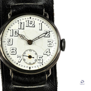 WW1 Silver Trench Watch - Original Condition - c.1917 - Vintage Watch Specialist
