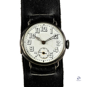 WW1 Silver Trench Watch - Original Condition - c.1917 - Vintage Watch Specialist