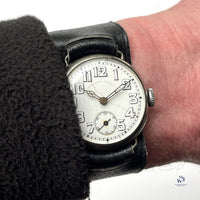 WW1 Silver Trench Watch - Original Condition - c.1917 - Vintage Watch Specialist