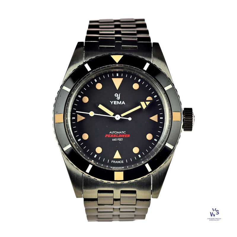 Yema Pearl Diver Automatic Model Reference YCL1 MRM Box and Papers Vintage Watch Specialist
