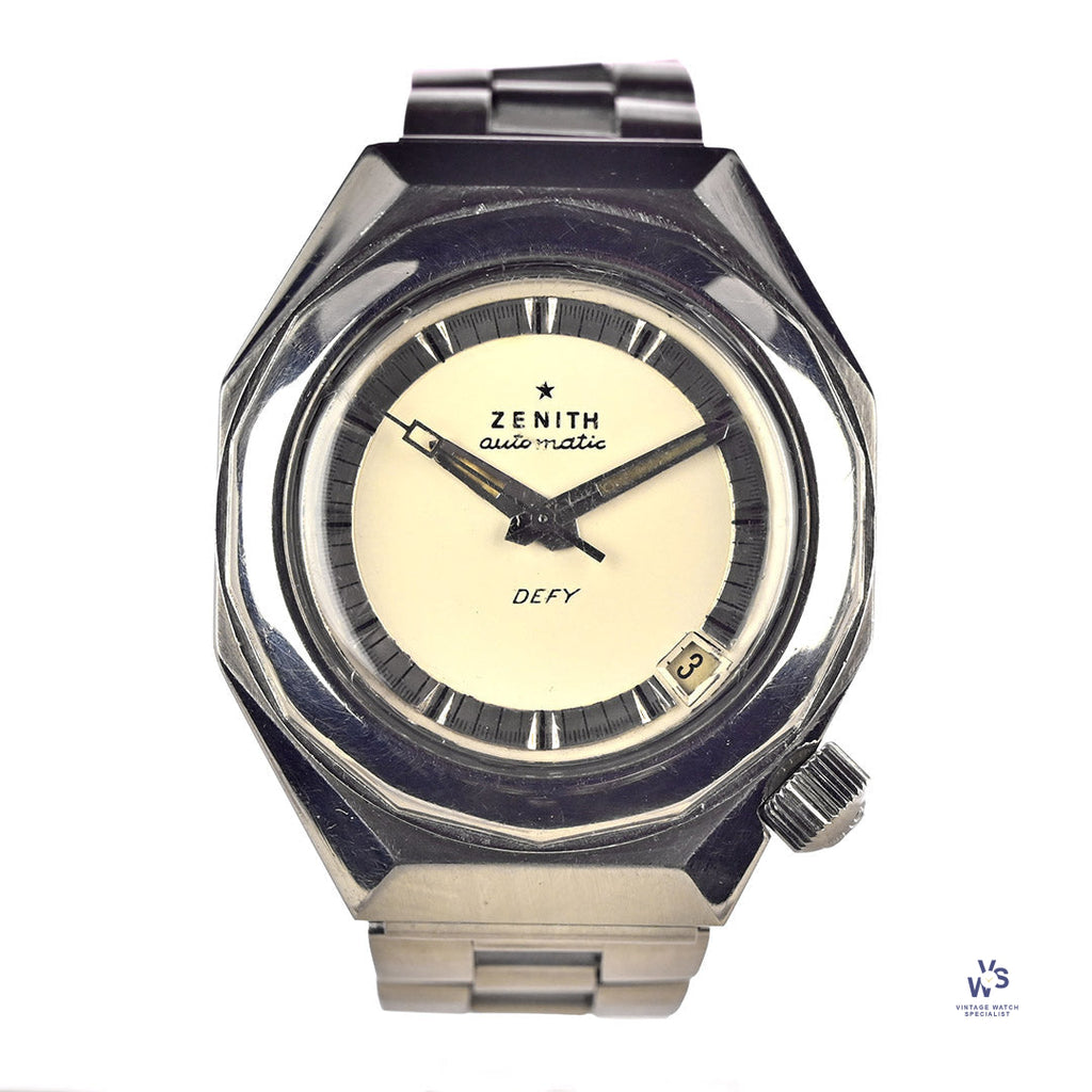Zenith Defy - Model Ref: 1808-68 - Automatic Calendar - Gay Freres Bracelet - c.1970s - Vintage Watch Specialist
