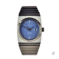 Zenith - Port Royal Model Ref: 01.0600.485 - Automatic Calendar - Ladies 27mm - Blue Dial - c.1970s - Vintage Watch Specialist