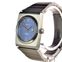 Zenith - Port Royal Model Ref: 01.0600.485 - Automatic Calendar - Ladies 27mm - Blue Dial - c.1970s - Vintage Watch Specialist