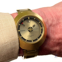 Zodiac - Automatic - Astrographic SST Mystery Dial - GP - Original Zodiac Bracelet - Box No Papers - c.1969 - Vintage Watch Specialist