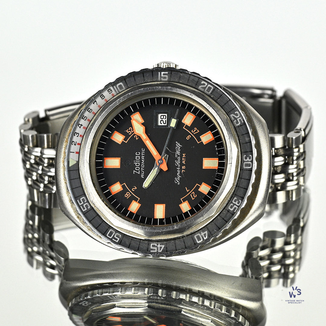 Zodiac Automatic Super Sea Wolf - Model 1342 - 736 - c.1970