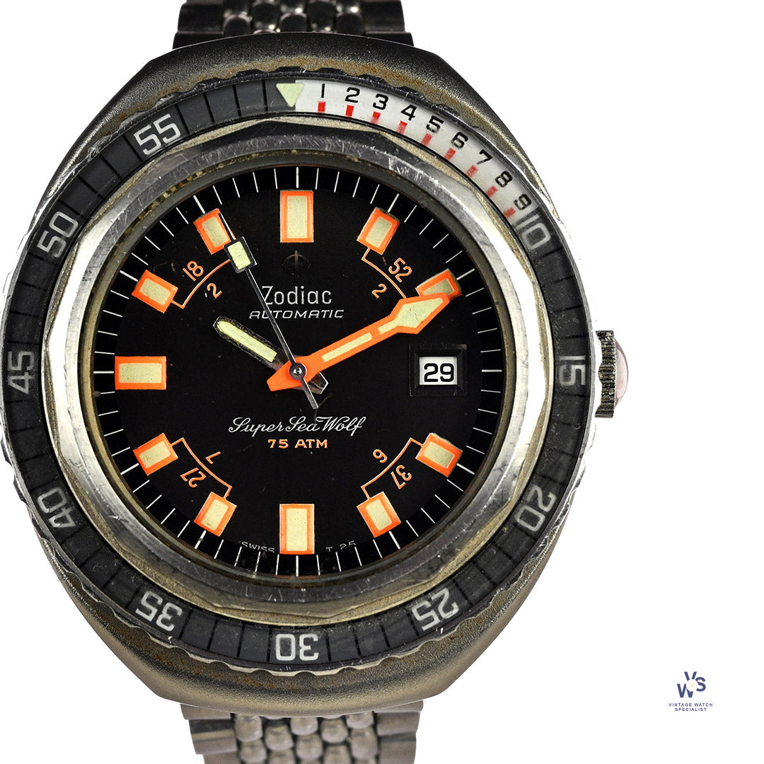 Zodiac Automatic Super Sea Wolf - Model 1342 - 736 - c.1970