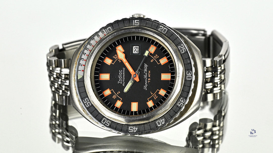 Zodiac Automatic Super Sea Wolf - Model 1342 - 736 - c.1970