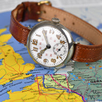 1910s Trench Watch - Tropical ’ATP’-Style dial - Vintage Watch Specialist