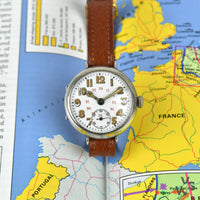 1910s Trench Watch - Tropical ’ATP’-Style dial - Vintage Watch Specialist