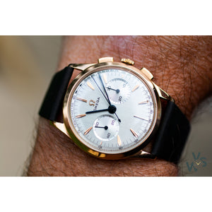 1959 Omega 2872-11 Chronograph 18k rose gold - Calibre 320 - Vintage Watch Specialist
