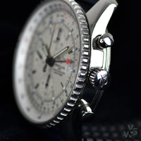 2010 Breitling Navitimer World Chronograph Ref. A2432212/G571 - Silver Dial - Full set box and papers - Vintage Watch Specialist