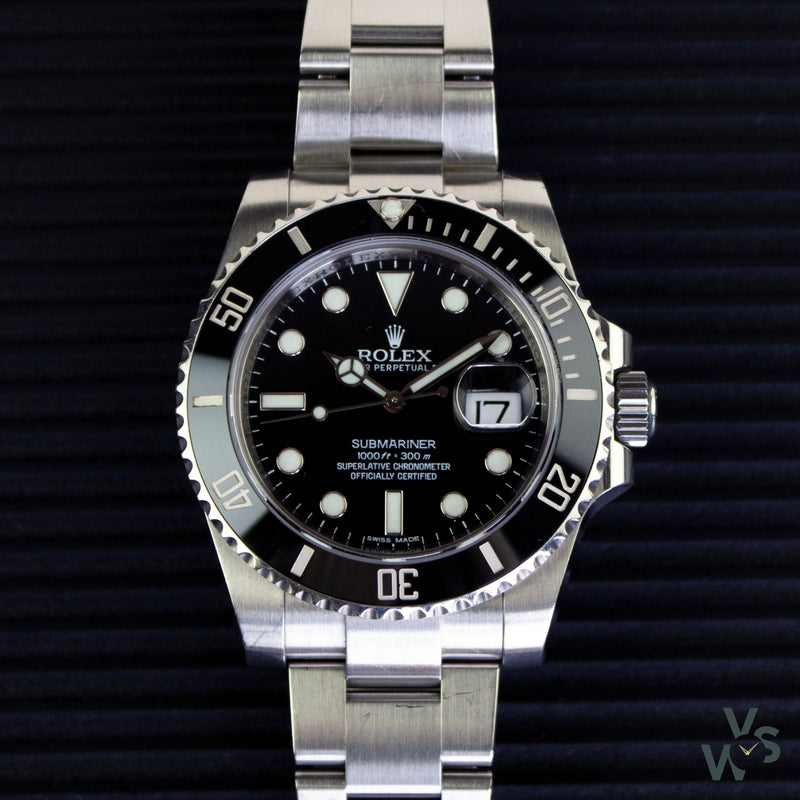 2013 Rolex Submariner Date 116610LN with box and papers - Calibre 3135 - Vintage Watch Specialist