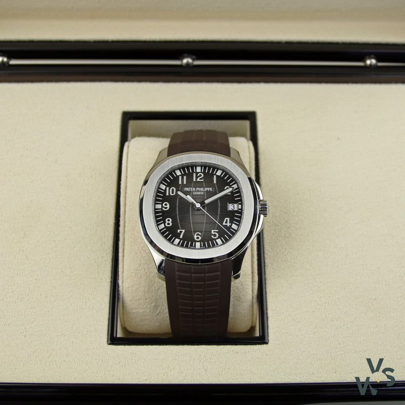 2019 Patek Philippe Aquanaut Stainless Steel (Rubber strap deployant clasp and Patek bracelet) 5167/1A-001 - Vintage Watch Specialist