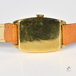 9k Gold Vintage Jump Hours Watch - c.1920s - Vintage Watch Specialist