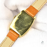 9k Gold Vintage Jump Hours Watch - c.1920s - Vintage Watch Specialist