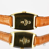 9k Gold Vintage Jump Hours Watch - c.1920s - Vintage Watch Specialist