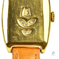 9k Gold Vintage Jump Hours Watch - c.1920s - Vintage Watch Specialist