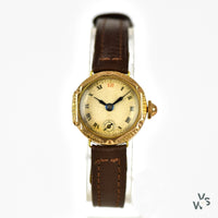 9k Yellow Gold Women’s Cocktail watch - Vintage Watch Specialist