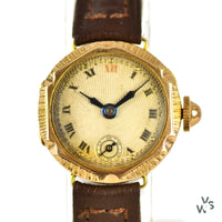 9k Yellow Gold Women’s Cocktail watch - Vintage Watch Specialist