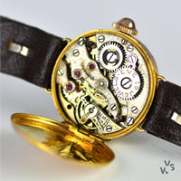 9k Yellow Gold Women’s Cocktail watch - Vintage Watch Specialist