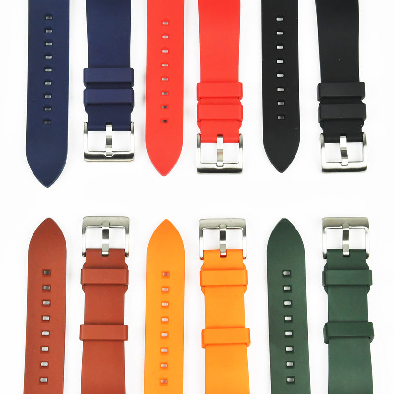 VWS Rubber Watch Straps in Various Colourways