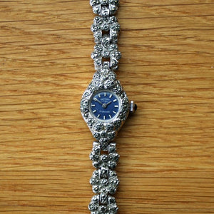 Rotary Automatic Dress Watch - Raised patterned bezel and bracelet