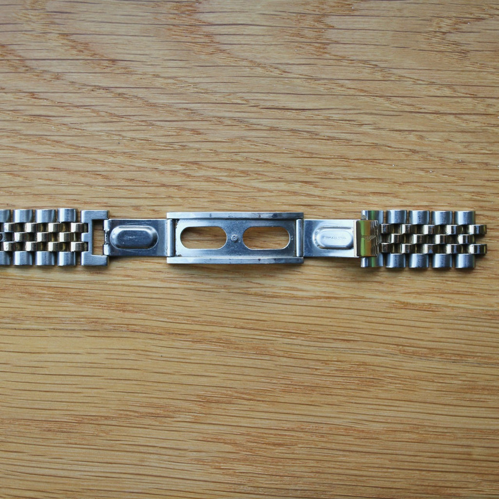 Longines Stainless Steel/Gold plated Jubilee-style bracelet