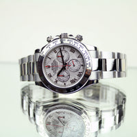 c.2005 Rolex Cosmograph Daytona Meteorite Dial - White gold - Ref.116519 - Vintage Watch Specialist