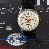 Pierce Triple Calendar Moon Phase - Calibre 103CLD - Chrome Plated Case***NOW SOLD***