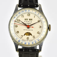 Pierce Triple Calendar Moon Phase - Calibre 103CLD - Chrome Plated Case***NOW SOLD***