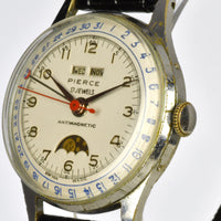 Pierce Triple Calendar Moon Phase - Calibre 103CLD - Chrome Plated Case***NOW SOLD***