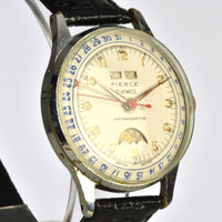 Pierce Triple Calendar Moon Phase - Calibre 103CLD - Chrome Plated Case***NOW SOLD***