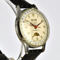 Pierce Triple Calendar Moon Phase - Calibre 103CLD - Chrome Plated Case***NOW SOLD***