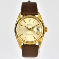 Rolex Oyster Perpetual - Date - 18ct Gold - Model Ref: 1503 - 1 million Serial, c.1965