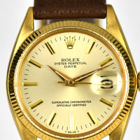 Rolex Oyster Perpetual - Date - 18ct Gold - Model Ref: 1503 - 1 million Serial, c.1965