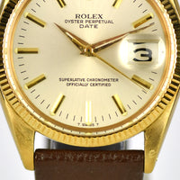 Rolex Oyster Perpetual - Date - 18ct Gold - Model Ref: 1503 - 1 million Serial, c.1965